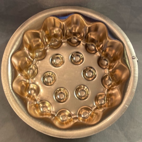 Vintage 1960s Copper Jello Mold/mould - Picture 3 of 5